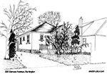 House Sketch of 356 Seneca Avenue, Burlington