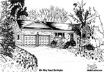 House Sketch of 834 King Road, Burlington