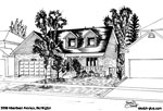 Sketch of House: 3309 Aberdeen Avenue, Burlington 