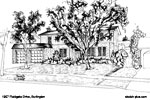 Architectural Sketch: 1957 Fieldgate Drive, Burlington 