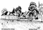 House Sketch of 2614 Homestead Drive, Burlington
