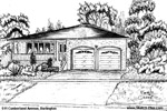 House Sketch of 511 Cunberland Avenue, Burlington