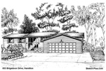 Sketch of House: 833 Brigadoon Drive, Hamilton