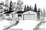 Sketch of House: 1300 Kilbride Street, Burlington